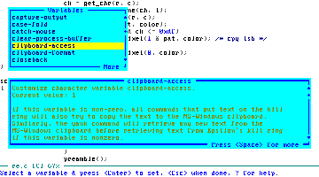 The edit-variables command.